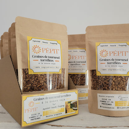 GRAINES PEPIT' - Lot 50 * 100gr - à base d'ingrédients bio (22€/kg)