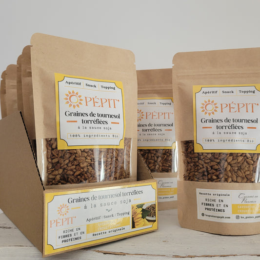 GRAINES PEPIT' - Lot 10 * 100gr - à base d'ingrédients bio (25€/kg)